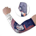 Personalised New Zealand Father's Day Arm Sleeves Daddy Kiwi Bird Silver Ferns