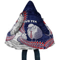 Personalised New Zealand Father's Day Cloak Daddy Kiwi Bird Silver Ferns