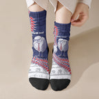 Personalised New Zealand Father's Day Crew Socks Daddy Kiwi Bird Silver Ferns