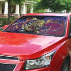 Brisbane Maroon Auto Sun Shade Lions Blazing Fire