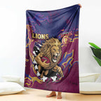 Brisbane Maroon Blanket Lions Blazing Fire