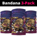 Brisbane Maroon Neck Gaiter Lions Blazing Fire