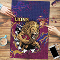 Brisbane Maroon Puzzle Lions Blazing Fire