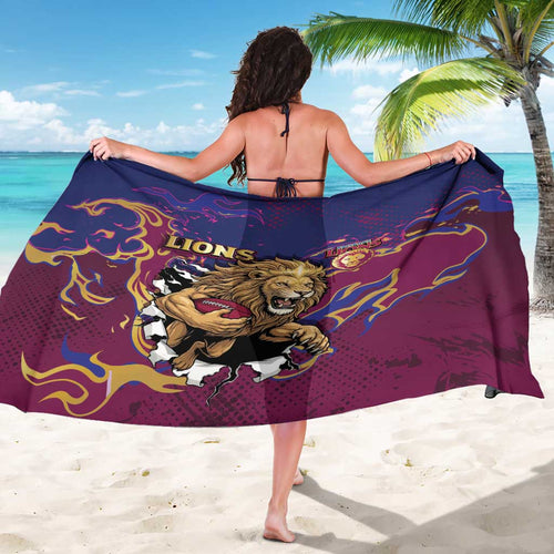 Brisbane Maroon Sarong Lions Blazing Fire