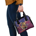 Brisbane Maroon Shoulder Handbag Lions Blazing Fire