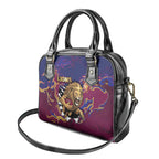 Brisbane Maroon Shoulder Handbag Lions Blazing Fire