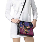 Brisbane Maroon Shoulder Handbag Lions Blazing Fire