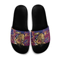 Brisbane Maroon Slide Sandals Lions Blazing Fire