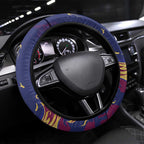 Brisbane Maroon Steering Wheel Cover Lions Blazing Fire