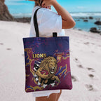 Brisbane Maroon Tote Bag Lions Blazing Fire