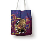 Brisbane Maroon Tote Bag Lions Blazing Fire