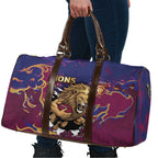 Brisbane Maroon Travel Bag Lions Blazing Fire