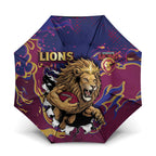 Brisbane Maroon Umbrella Lions Blazing Fire