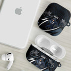 Carlton Navy AirPods Case Captain With Aboriginal Art