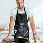 Carlton Navy Apron Captain With Aboriginal Art