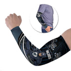 Custom Carlton Navy Arm Sleeves Captain With Aboriginal Art
