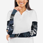 Custom Carlton Navy Arm Sleeves Captain With Aboriginal Art