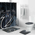Carlton Navy Bathroom Set Captain With Aboriginal Art