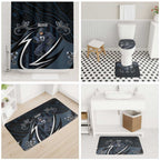 Carlton Navy Bathroom Set Captain With Aboriginal Art