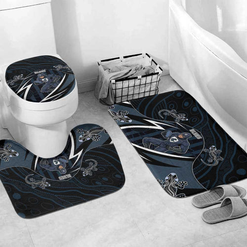 Carlton Navy Bathroom Set Captain With Aboriginal Art