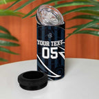 Custom Carlton Navy 4 in 1 Can Cooler Tumbler Captain With Aboriginal Art