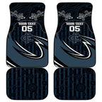 Custom Carlton Navy Car Mats Captain With Aboriginal Art