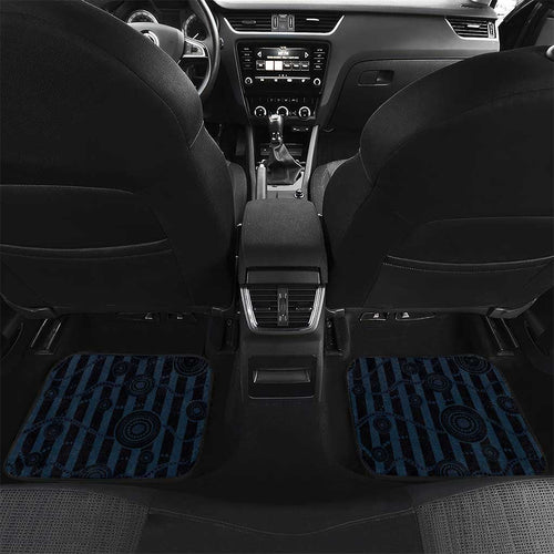 Custom Carlton Navy Car Mats Captain With Aboriginal Art