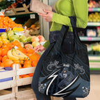 Carlton Navy Grocery Bag Captain With Aboriginal Art