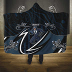 Carlton Navy Hooded Blanket Captain With Aboriginal Art