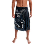 Custom Carlton Navy Lavalava Captain With Aboriginal Art