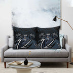 Carlton Navy Pillow Cover Captain With Aboriginal Art