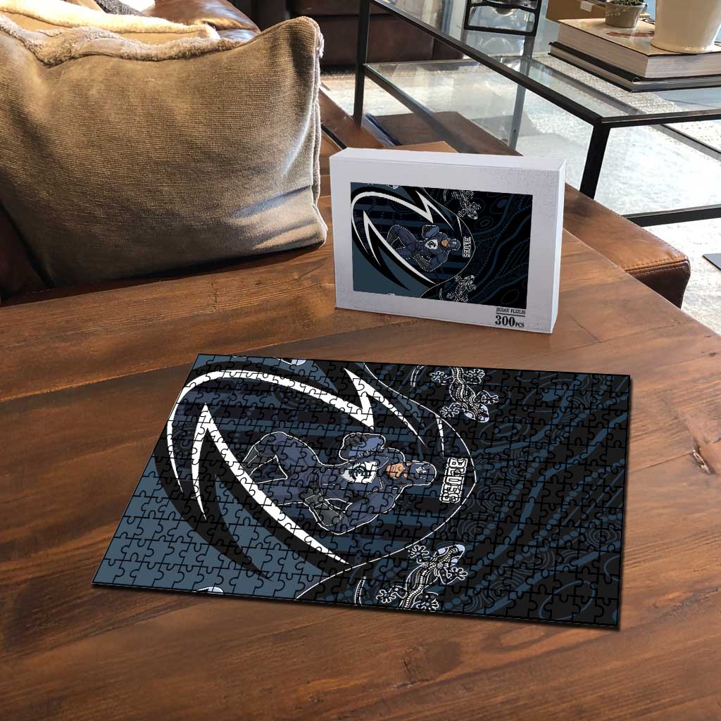 Carlton Navy Puzzle Captain With Aboriginal Art