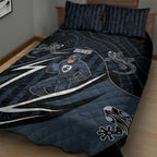 Carlton Navy Quilt Bed Set Captain With Aboriginal Art