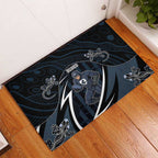Carlton Navy Rubber Doormat Captain With Aboriginal Art