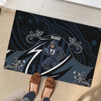 Carlton Navy Rubber Doormat Captain With Aboriginal Art