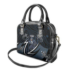 Carlton Navy Shoulder Handbag Captain With Aboriginal Art