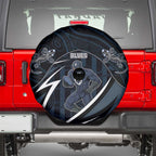 Carlton Navy Spare Tire Cover Captain With Aboriginal Art