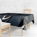 Carlton Navy Tablecloth Captain With Aboriginal Art