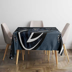Carlton Navy Tablecloth Captain With Aboriginal Art