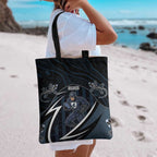 Carlton Navy Tote Bag Captain With Aboriginal Art
