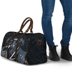 Carlton Navy Travel Bag Captain With Aboriginal Art