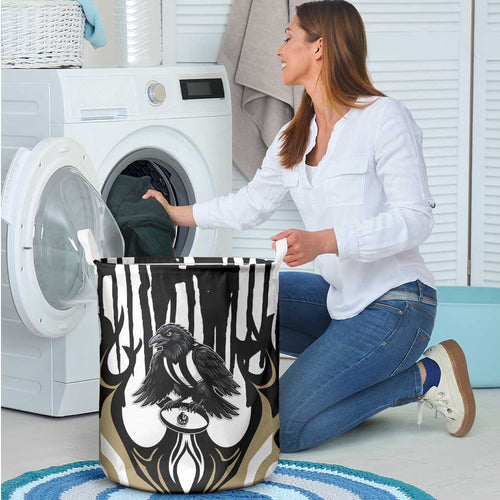 Collingwood Black Laundry Basket Unique Style