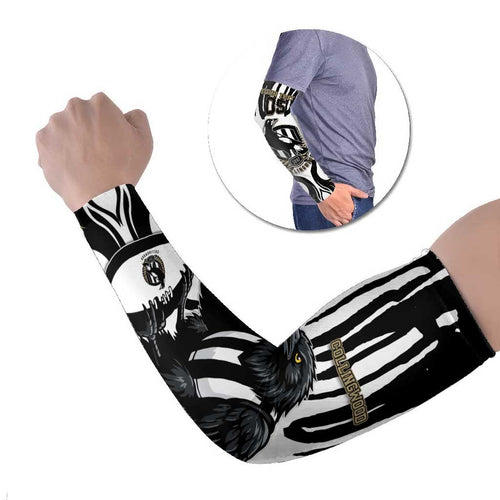 Custom Collingwood Black Arm Sleeves Unique Style