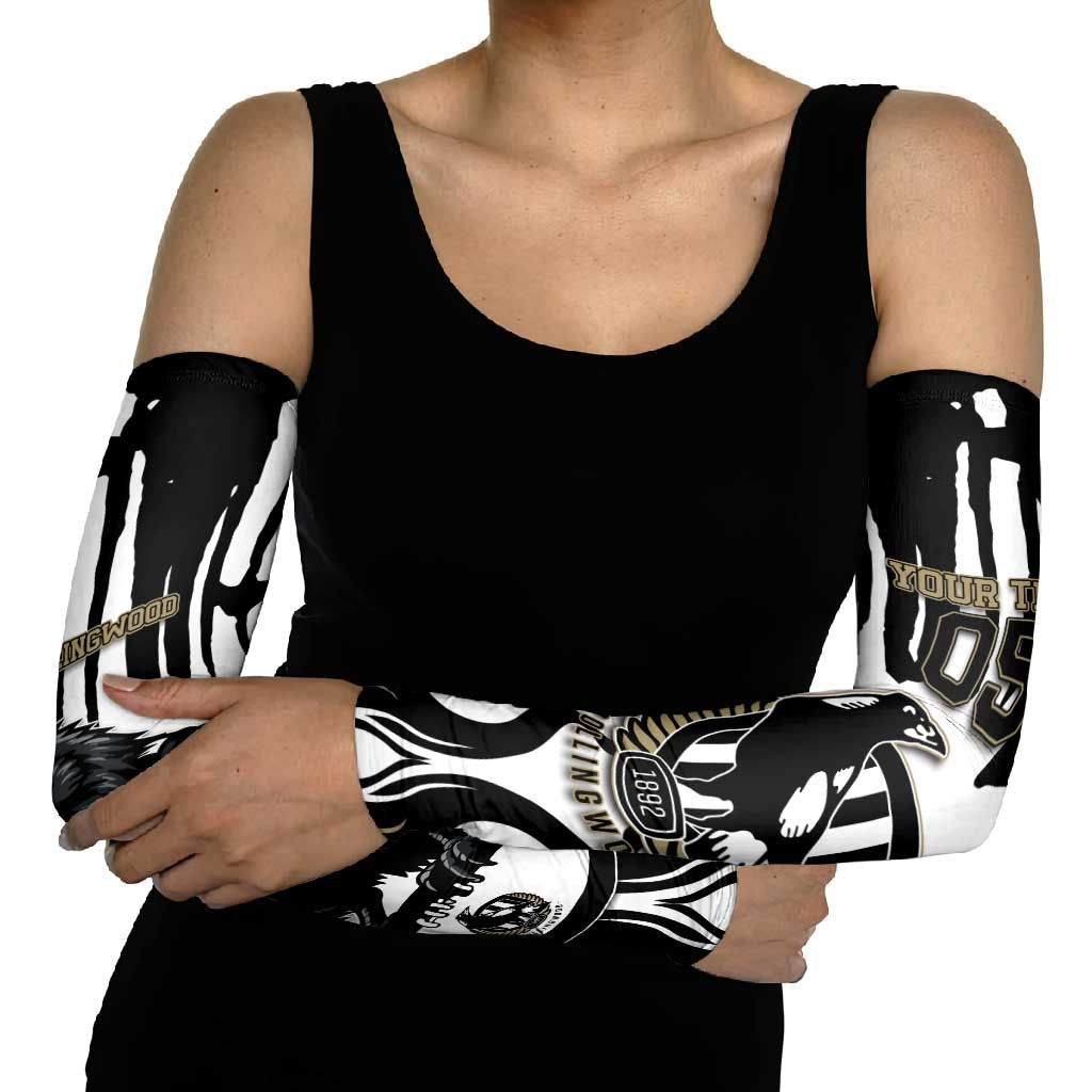 Custom Collingwood Black Arm Sleeves Unique Style