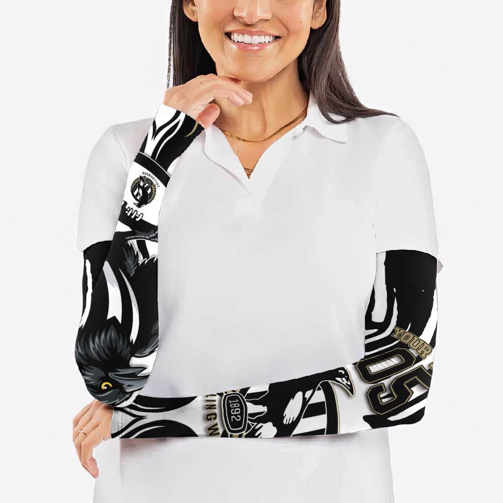 Custom Collingwood Black Arm Sleeves Unique Style