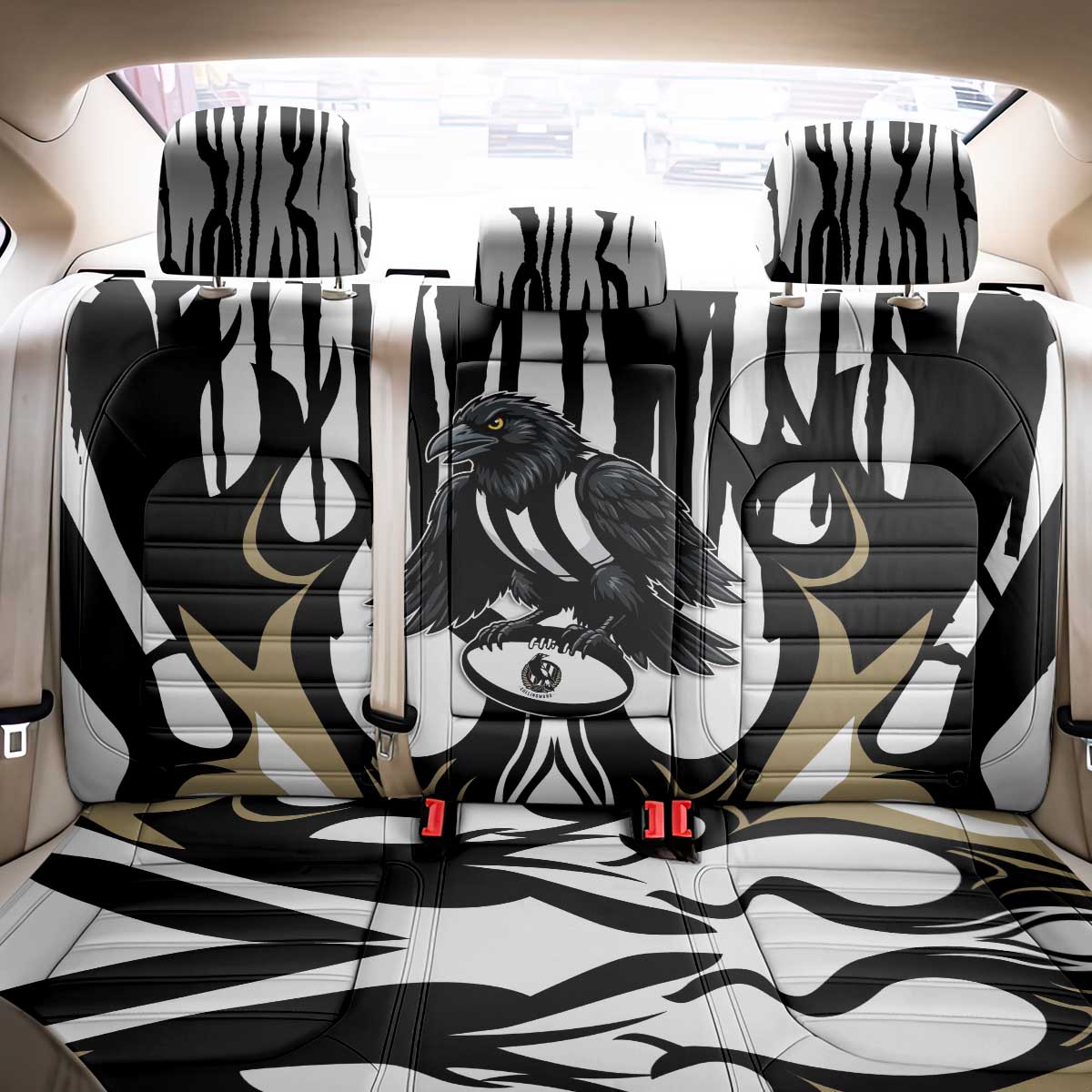Collingwood Black Back Car Seat Cover Unique Style