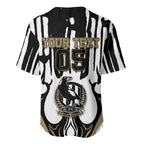 Custom Collingwood Black Baseball Jersey Unique Style