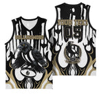 Custom Collingwood Black Basketball Jersey Unique Style