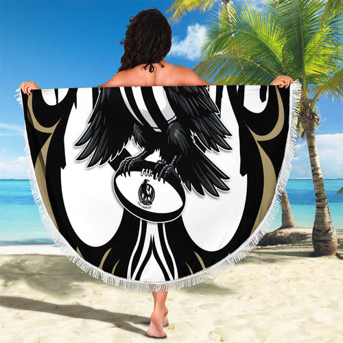Collingwood Black Beach Blanket Unique Style
