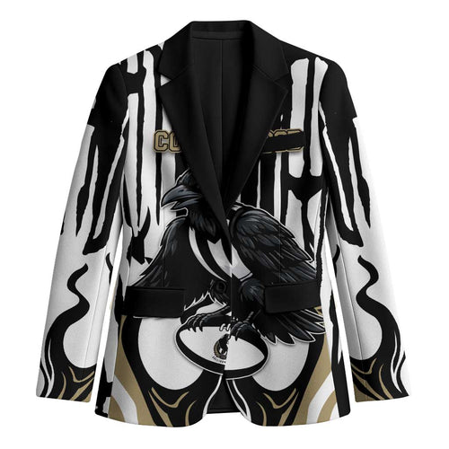Custom Collingwood Black Blazer Unique Style
